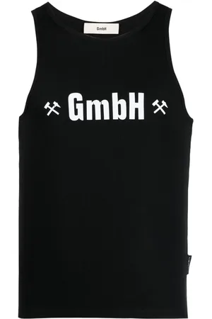 Kennel & Schmenger Geripptes Trägershirt mit Logo-Print