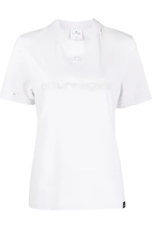 Courrèges T-Shirt mit Logo-Print
