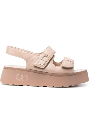Casadei Plateau-Sandalen mit doppeltem Riemen