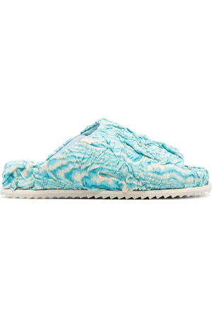Yume Yume Pantoletten mit abstraktem Print
