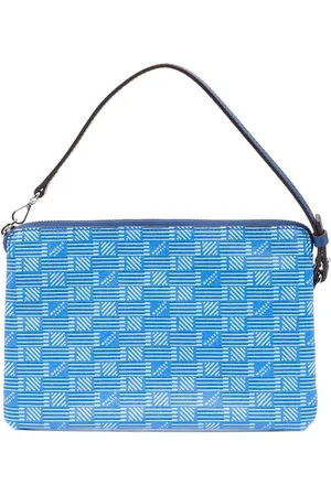 MOREAU Clutch mit Monogramm-Print