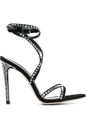 PARIS TEXAS Sandalen mit Kristallen