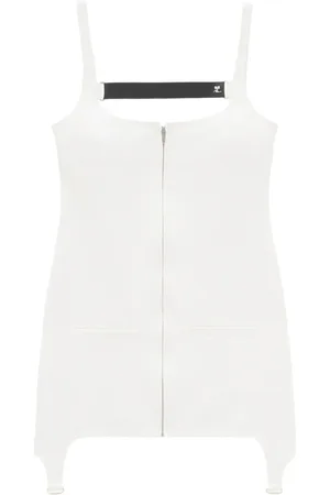 Courrèges Minikleid mit Hosenträgern