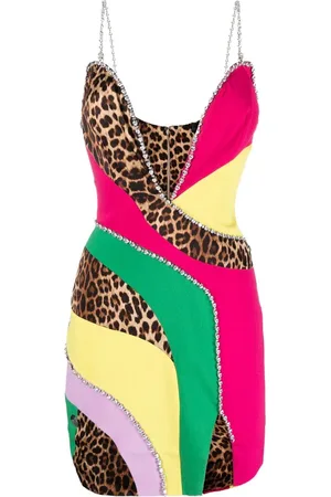 Philipp Plein Minikleid im Patchwork-Look