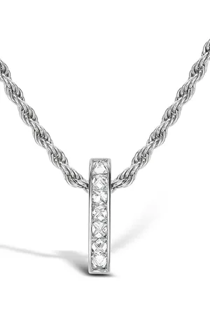 Pragnell 18kt Weißgoldhalskette mit Diamanten