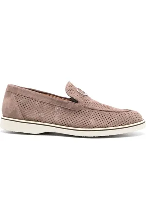 Casadei Rovesciato Loafer aus Wildleder