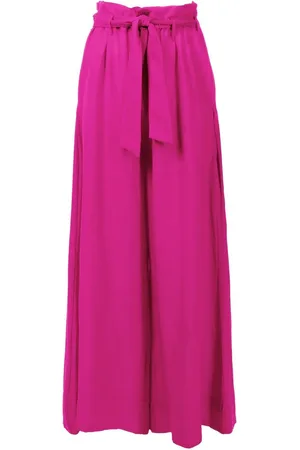 AMIR SLAMA Hose mit Paperbag-Taille