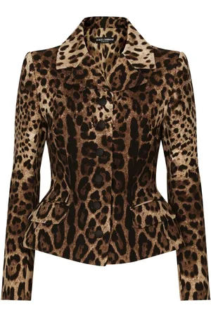 Dolce & Gabbana Blazer mit Leoparden-Print