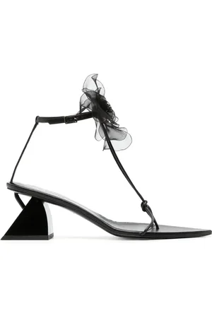 Nensi Dojaka Sandalen mit Blumendetail 75mm