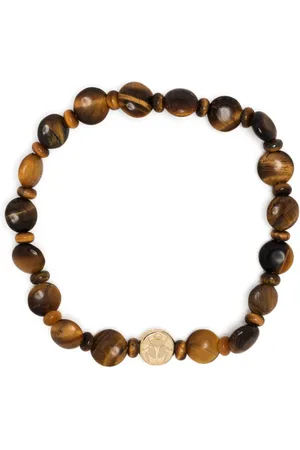 LUIS MORAIS Scarab Perlenarmband mit 14kt Gelbgolddetail