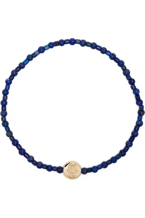 LUIS MORAIS Good Luck Perlenarmband mit 14kt Gelbgolddetail