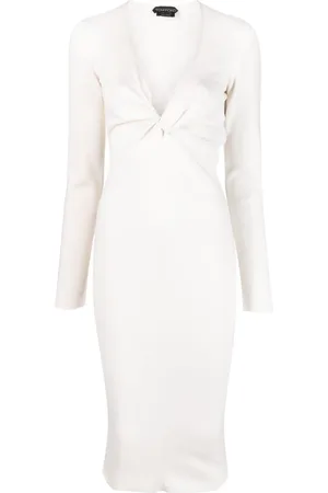 Tom Ford Strickkleid mit V-Ausschnitt