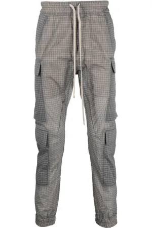 Rick Owens Karierte Hose mit Kordelzug