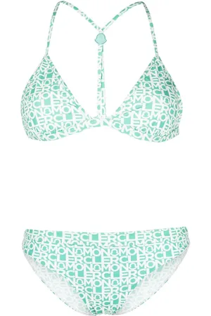 Moncler Bikini mit Logo-Print