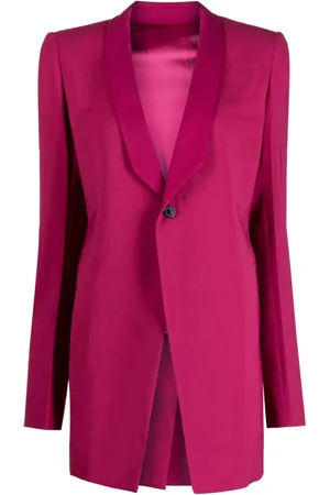 Rick Owens Blazer mit schmalem Revers
