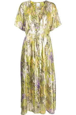 HAYLEY MENZIES Kleid mit Metallic-Print