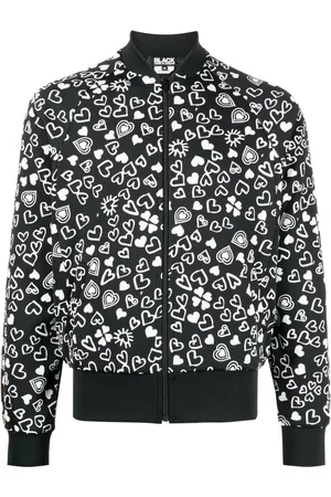 Comme des Garçons Bomberjacke mit Herz-Print