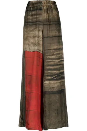 UMA WANG Weite Hose mit Print