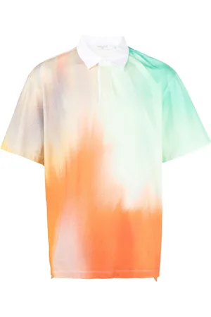 Maison Kitsuné Poloshirt mit abstraktem Print