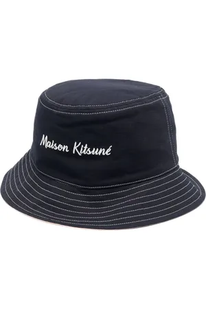 Maison Kitsuné Fischerhut mit aufgesticktem Logo