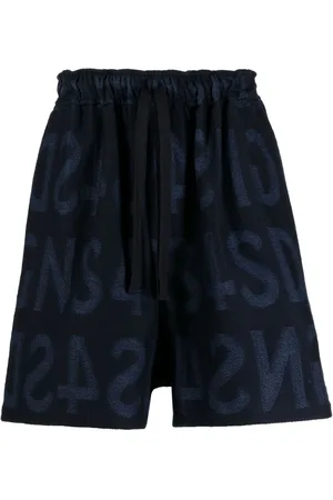4SDESIGNS Bermudas mit Logo-Print