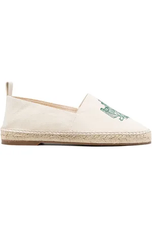 Maison Kitsuné Espadrilles mit Logo-Stickerei