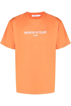 Maison Kitsuné T-Shirt mit Logo-Prägung