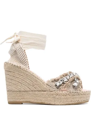 MANEBI Natürliche Capri Sandalen 105mm