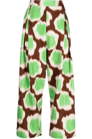 BIYAN Gerade Hose mit grafischem Print