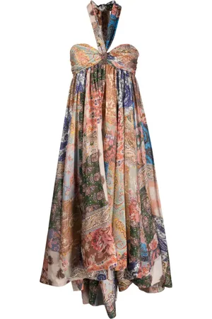 ZIMMERMANN Midikleid mit Paisley-Print