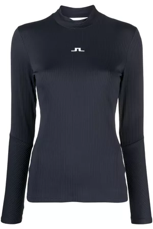 J Lindeberg Damen Longsleeves - Gestreiftes Langarmshirt