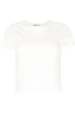 Cynthia Rowley T-Shirt mit Lochmuster