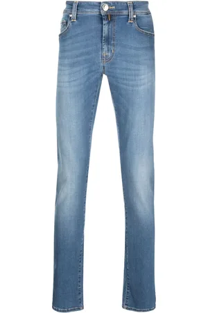 sartoria tramarossa Tief sitzende Slim-Fit-Jeans