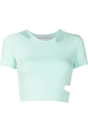 Gloria Coelho Cropped-Top mit Cut-Out