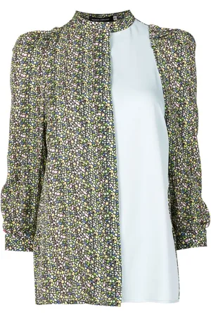Gloria Coelho Bluse mit Blumen-Print