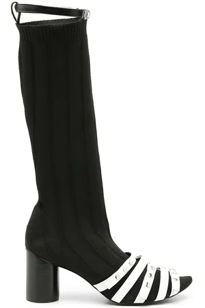 Gloria Coelho Gestrickte Overknee-Stiefel