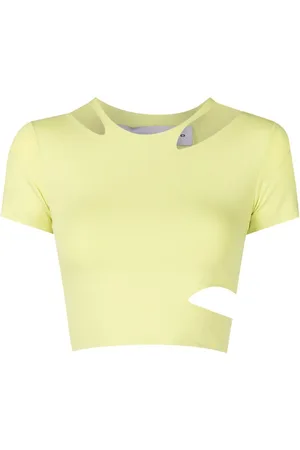 Gloria Coelho Cropped-Hemd mit Cut-Outs