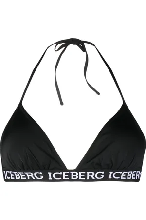 Iceberg Neckholder-Bikinioberteil mit Logo-Band