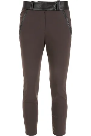 Gloria Coelho Schmale Cropped-Hose