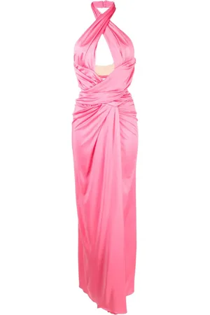 Moschino Maxikleid mit Neckholder