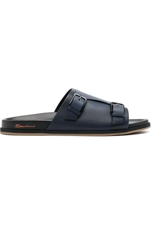 santoni Flache Sandalen