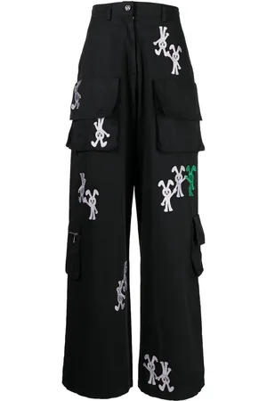 Natasha Zinko Cargohose mit Hasenstickerei