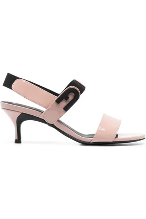 Furla Sandalen mit Logo-Schild