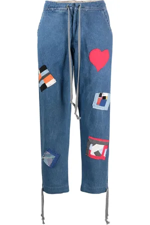 GREG LAUREN Jeans mit Kordelzug