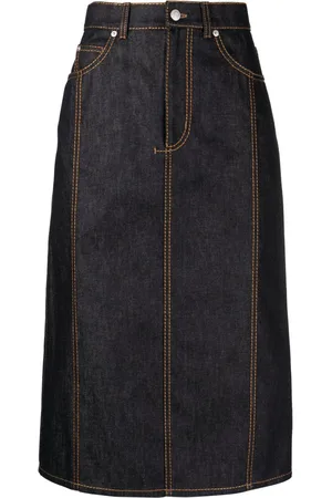 Alexander McQueen Rock mit Stickerei