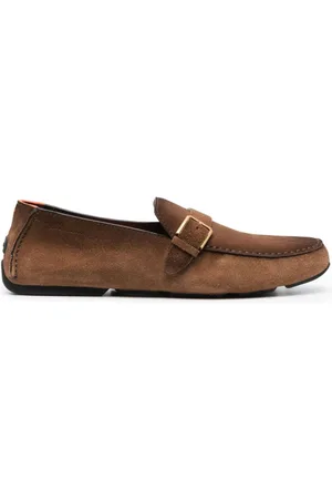 santoni Loafer mit Schnallendetail