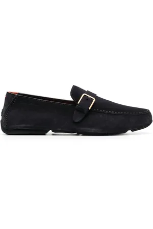 santoni Loafer mit Schnallendetail