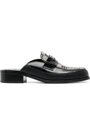 MISBHV Mules mit Monogramm-Print