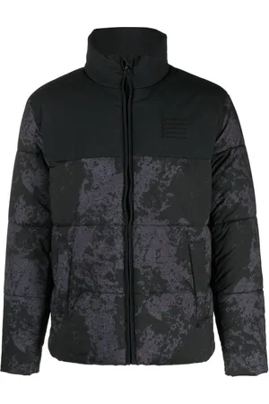 Champion Gefütterte Jacke mit abstraktem Print