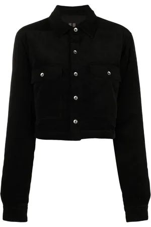 Rick Owens Cropped-Cordjacke
